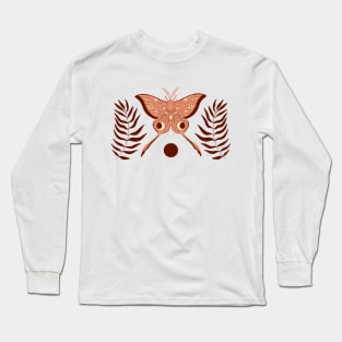 Luna moth illustration, Moon moth Butterfly Art Long Sleeve T-Shirt